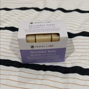 Lavender Latte Relaxing Bar Soap Set - Lavender